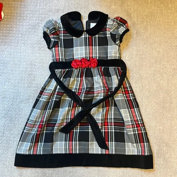 Hanna Andersson | Dresses | Hanna Anderson Grey And Red Plaid Christmas  Dress Girls | Poshmark